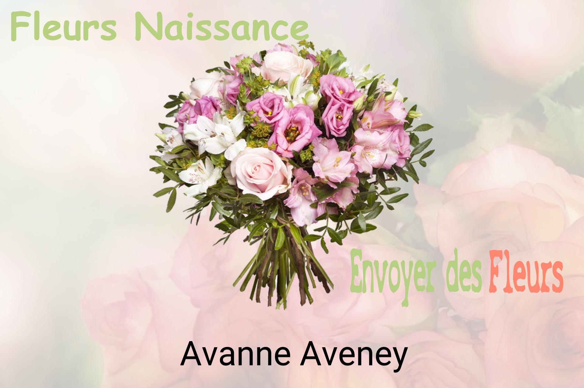 Bouquet de fleurs de naissance livré à Avanne-Aveney